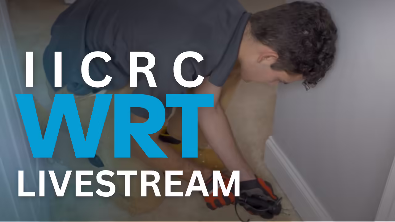 IICRC WRT Livestream Thumbnail